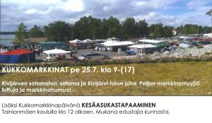 Kukkomarkkinamainos kuntatiedotteesta