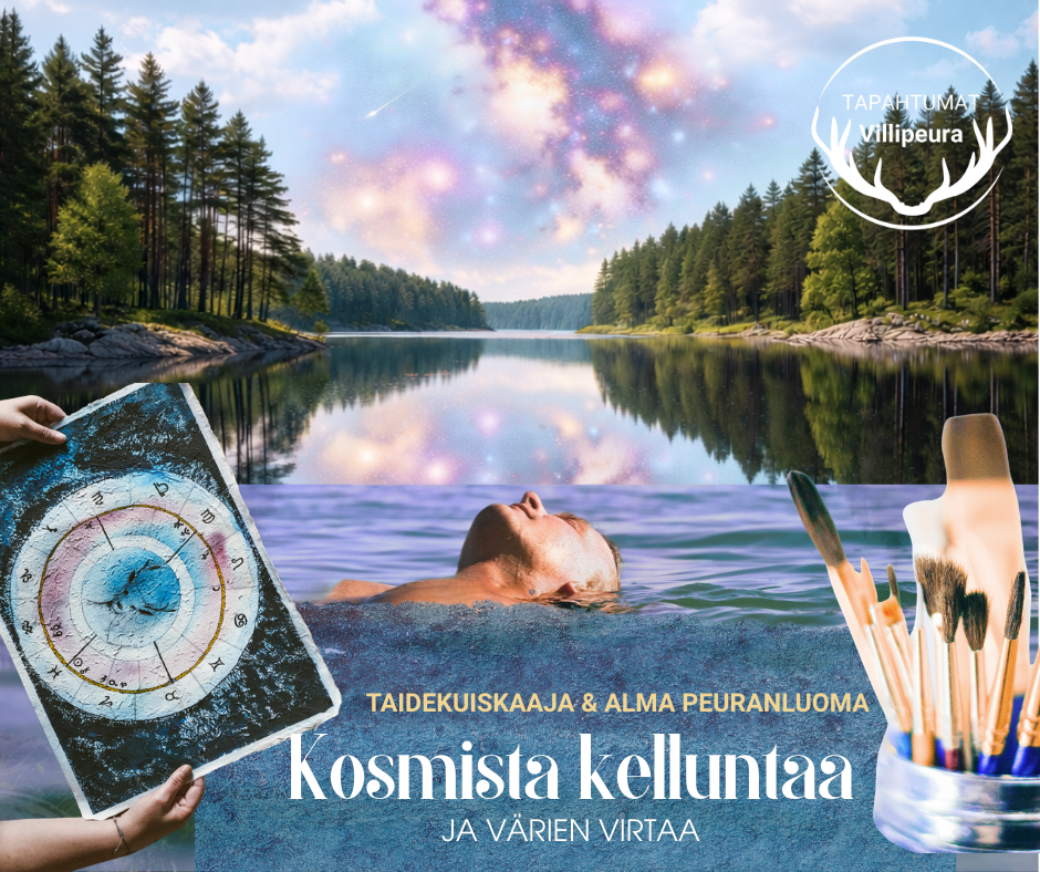 Kosmista kelluntaa ja värien virtaa